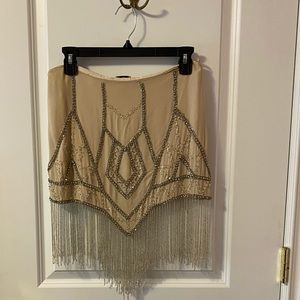 Haute hippie beaded skirt